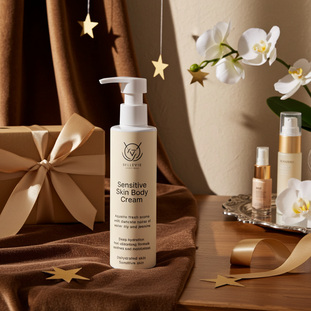 Sensitive Skin Body Cream 190ml – Hydrating Water Lily & Jasmine